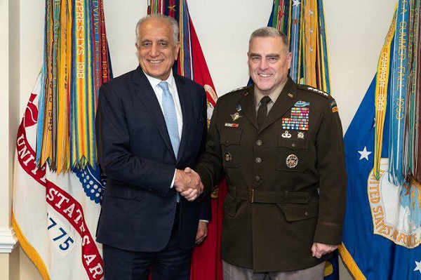 Khalilzad Met With US Army Gen. Mark Milley