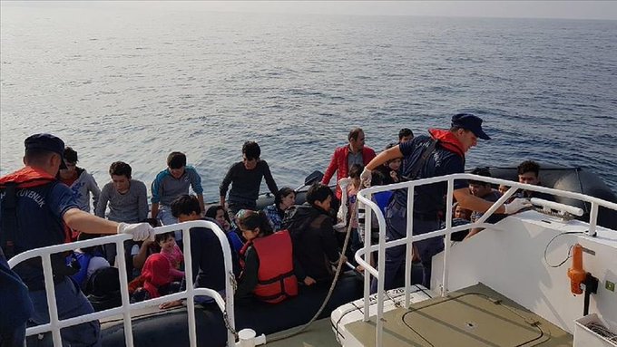 نجات 121 مهاجر غیرقانونی افغانستانی در سواحل ازمیر ترکیه