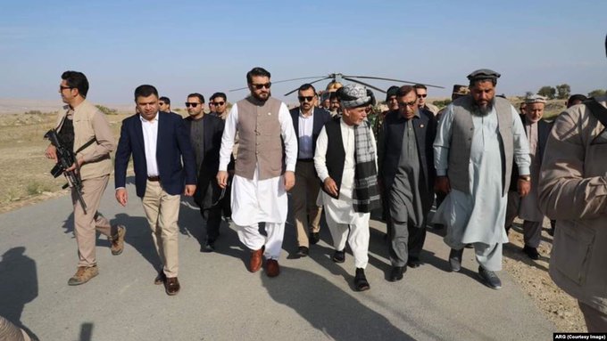 Ghani Visits Families of Mosque Attack Victims