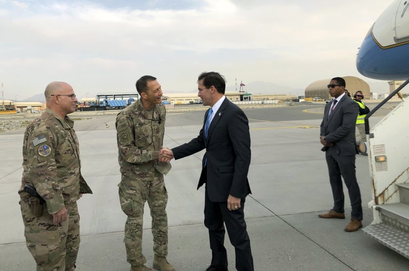 Pentagon chief in Afghanistan as U.S. looks to kick-start Taliban talks