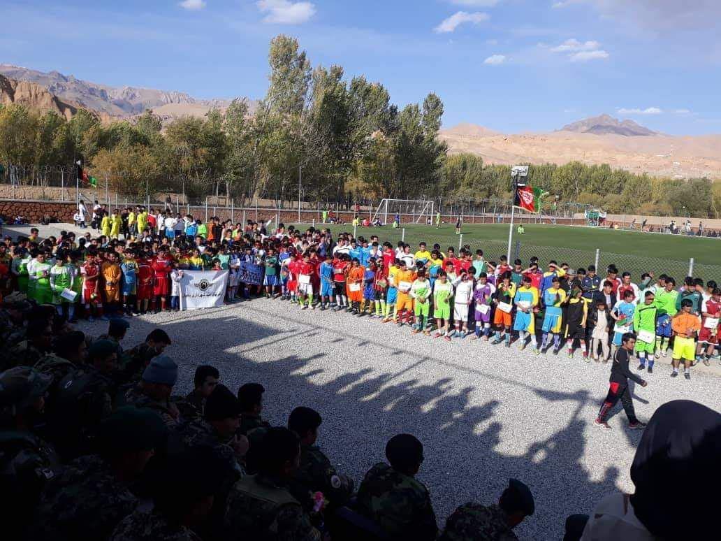 فستیوال ورزشی در بامیان به حمایت از نیروهای امنیتی برگزار شد