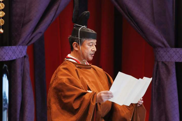 رئیس‌جمهور غنی در مراسم تاج‌گذاری امپراتور جاپان شرکت کرد