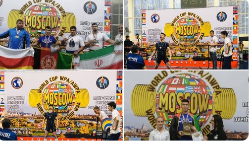 مدال طلای افغانستان در رقابت‌های جهانی پاورلفتینگ مسکو