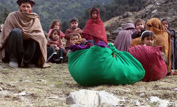 از آغاز سال جاری بیش از ۳۵۰ هزار نفر در افغانستان آواره شده‌اند
