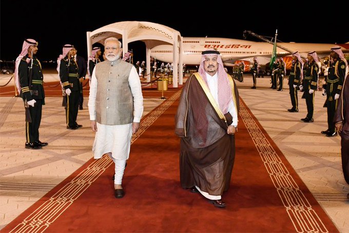 Modi praises Saudi Arabia relationship as 