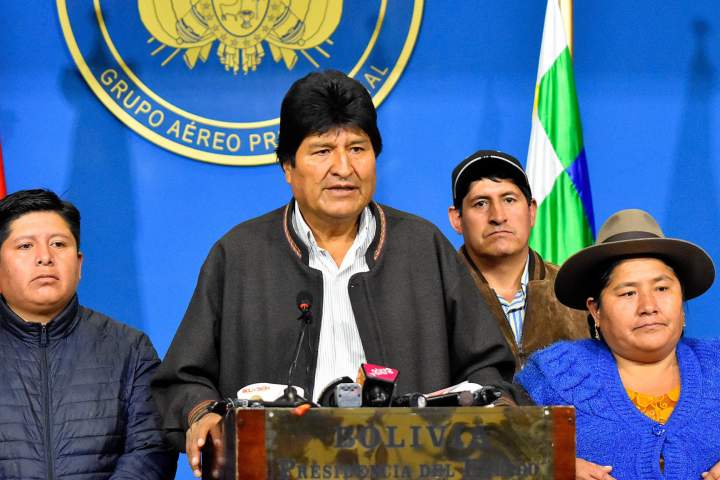 Bolivian President Evo Morales Resigns Amid Election Protests