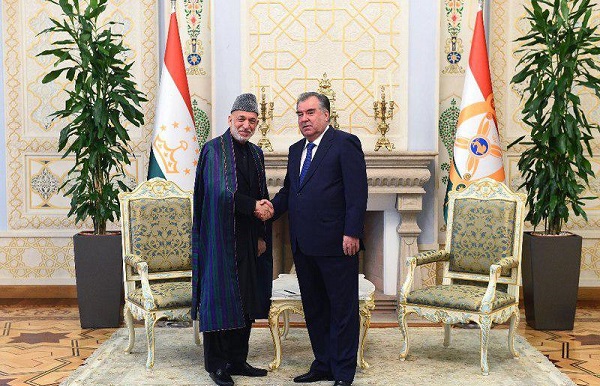 Karzai Met Tajik president, Discussed Bilateral Ties