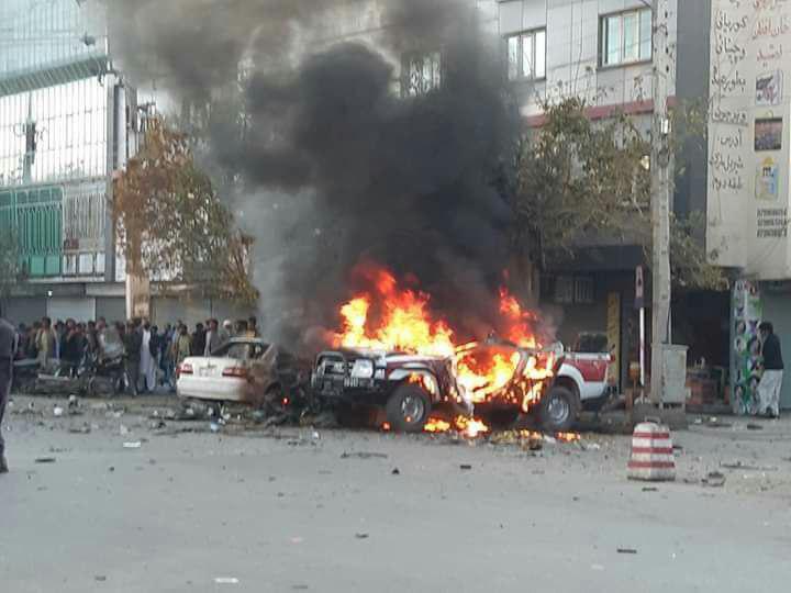 ۶ زخمى در پى انفجار امروز هرات+فیلم