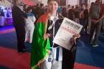 مدال برنز کاراته کار کشور در رقابت های آزاد کاراته