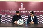 کنفرانس خبری سرمربی تیم ملی فوتبال افغانستان پس از باخت از قطر  