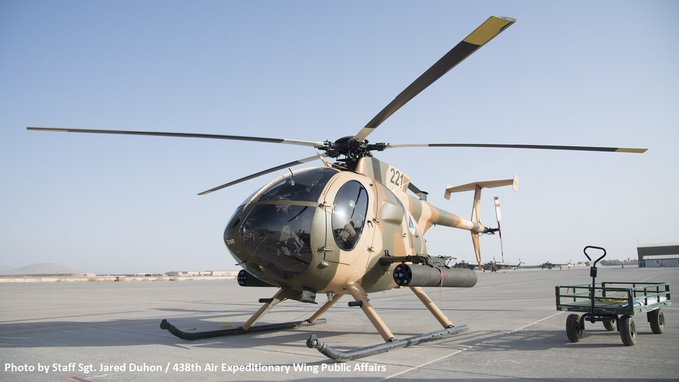 Afghan Air Force receives more light attack helicopters from MD Helicopters