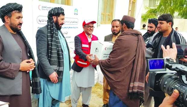 QRCS launches phase 2 of educational aid distribution in Afghanistan