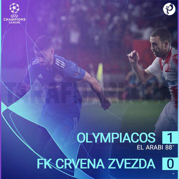 🎥 خلاصه لیگ قهرمانان اروپا: المپیاکوس 1-0 ستاره سرخ