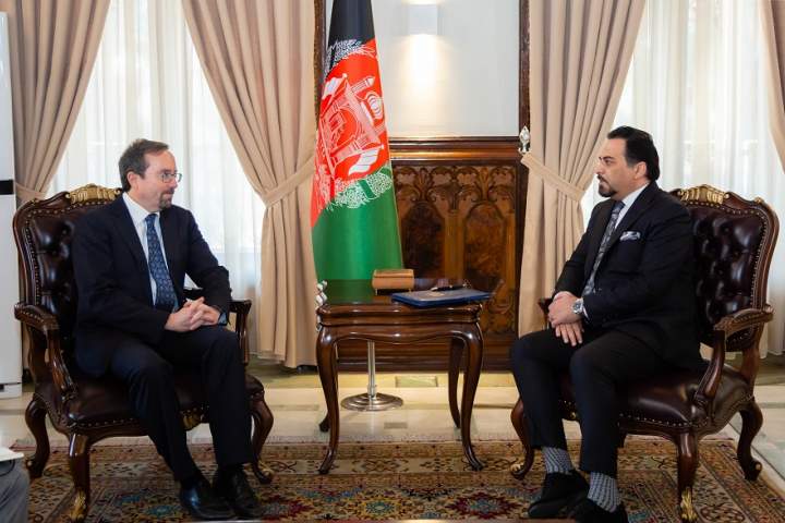 سفیر امریکا در کابل با سرپرست وزارت امور خارجه دیدار کرد