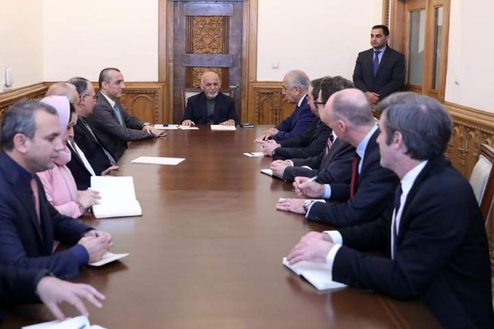 جزئیات دیدار رئیس جمهورغنی با زلمی خلیل‌زاد در کابل