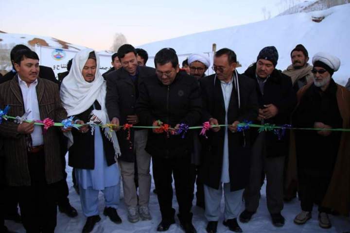 افتتاح چهار پروژه انکشافی به ارزش 30 میلیون افغانی در ورس بامیان