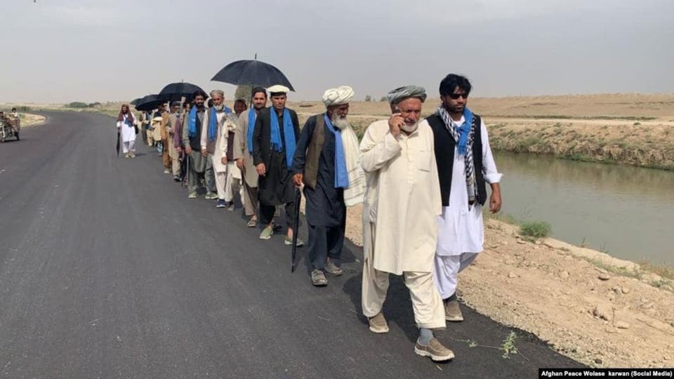 اعضای کاروان صلح خواهان هلمندی  توسط طالبان به مکان نامعلومی منتقل شدند