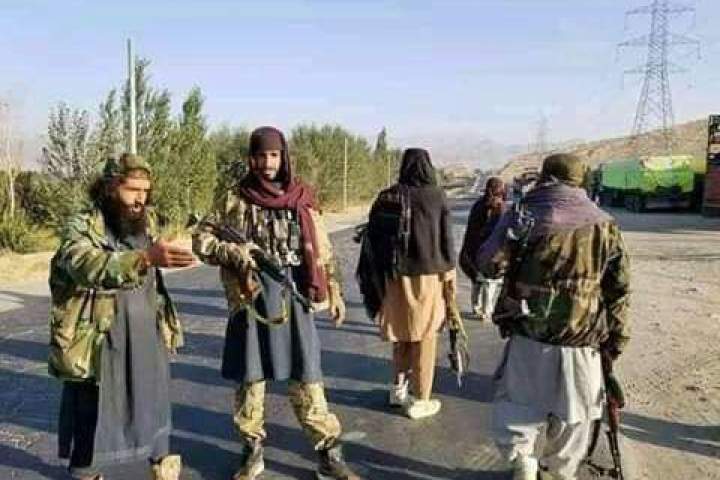 احداث چک پاینت طالبان در مسیر ولسوالی بلخ ـ مزارشریف