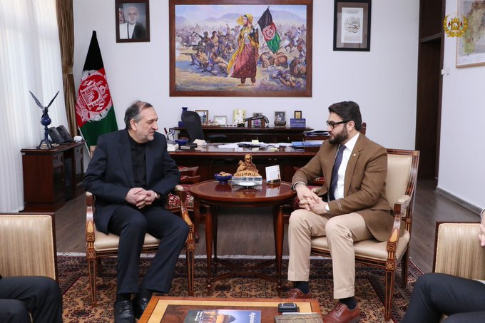 National Security Advisor meets Iranian Ambassador to Kabul