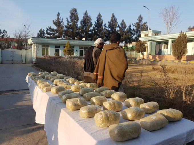 Two Drug Traffickers Arrested in Baghlan