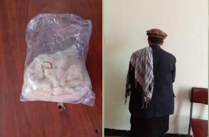 یکتن به ظن انتقال موادمخدر توسط پولیس تخار بازداشت شد