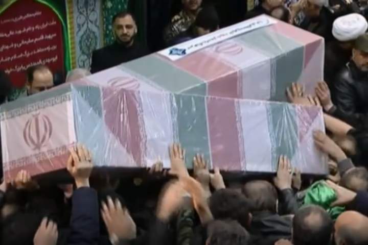 Qasem Soleimani: Mourners flood streets in Tehran