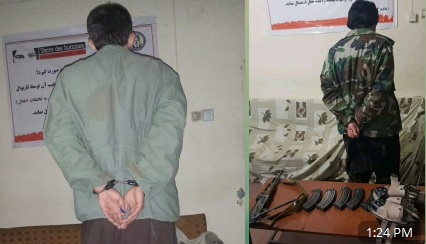 بازداشت دوتن به اتهام حمل سلاح و سرقت در تخار