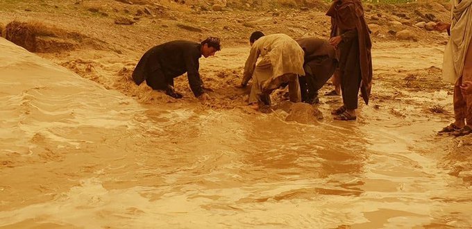Three People Including Woman Killed in Helmand Flash Floods