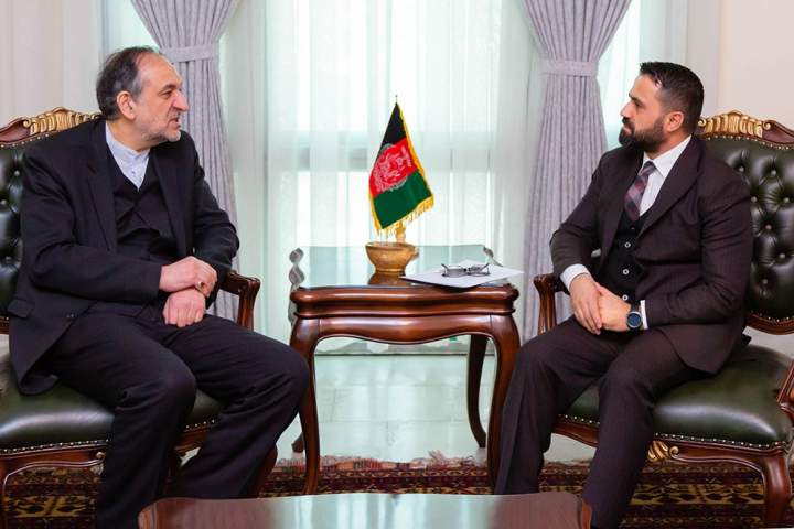 Deputy and Acting Foreign Minister Meets Iranian Ambassador