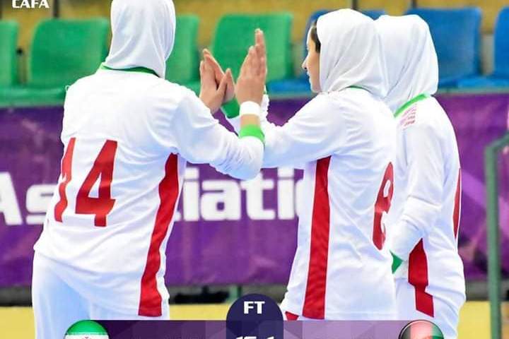 شکست سنگین تیم ملی فوتسال بانوان کشور برابر ایران