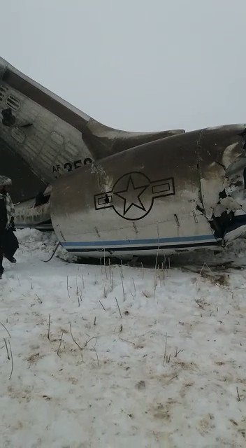WATCH first footage allegedly showing wreckage of US plane that crashed in Afghanistan
