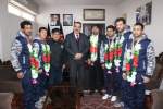 تقدیر رئیس تربیت بدنی افغانستان از مدال آوران ورزش زورخانه ای
