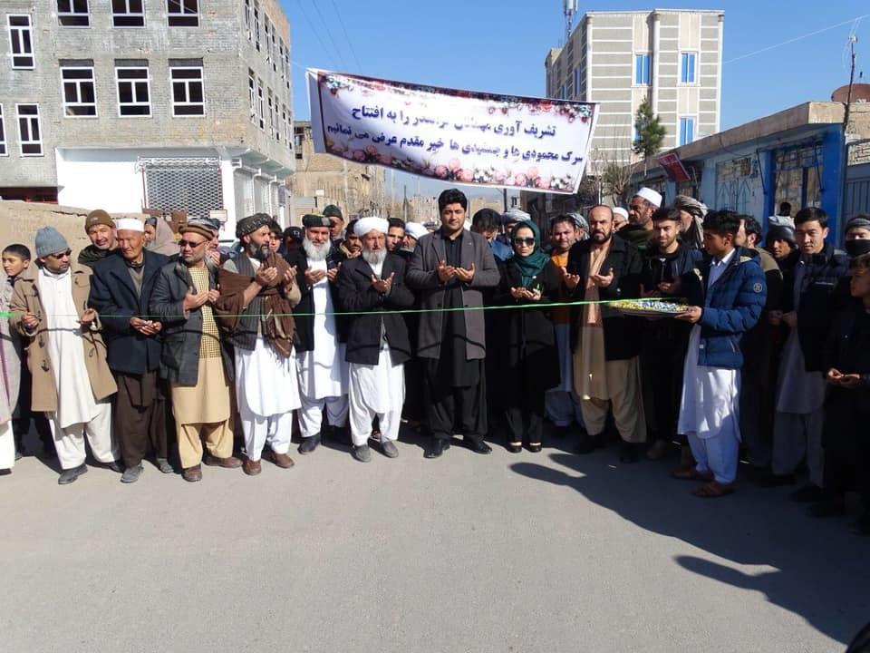 دو پروژه انکشافی برنامه ملی میثاق شهروندی در شهر هرات به بهره برداری رسید