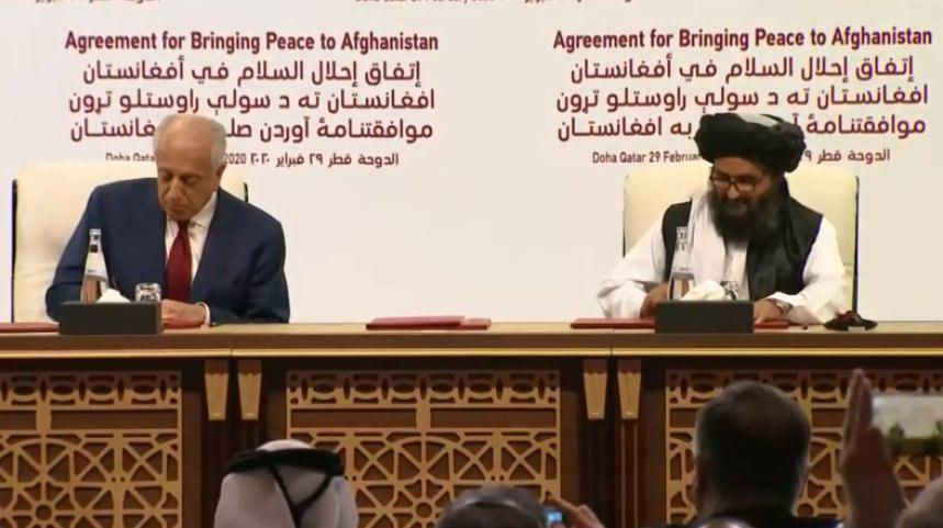 توافق‌نامه صلح؛ بازی دو سر بُرد برای امریکا و اثباتی بر عدم استقلال افغانستان!