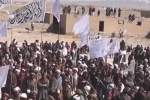 تجمع صدها طالب در غزنی به حمایت از توافق صلح