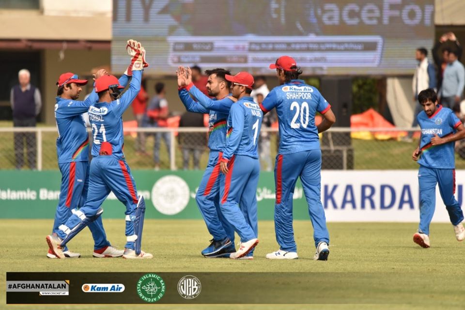 تیم ملی کرکت افغانستان در برابر تیم آیرلند به پیروزی رسید