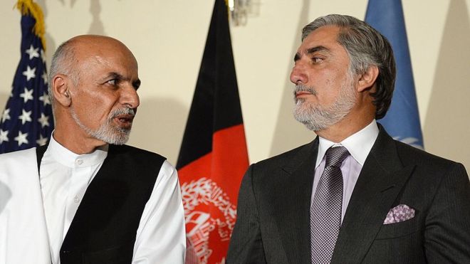 Ghani and Abdullah open to negotiations to end the political crisis: Khalilzad