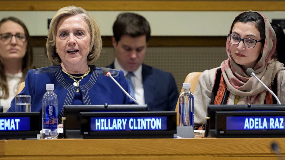 Hillary Clinton: Any Afghan peace talks must include women