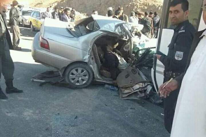 4 dead in road crash in S. Afghan province