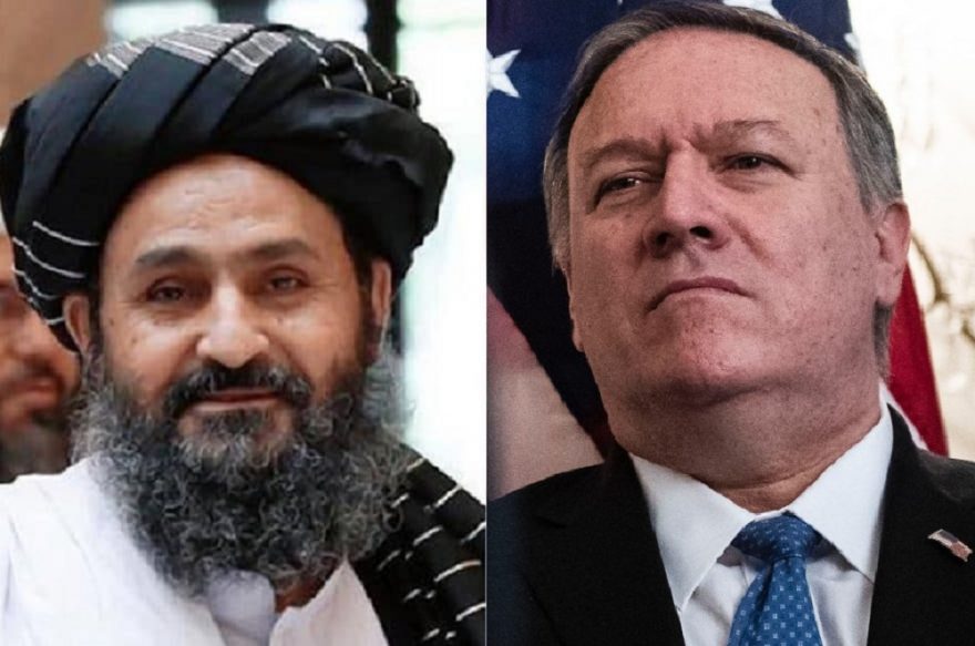 Pompeo meets Mullah Baradar after failed talks with Afghan leaders and cutting $1b in aid