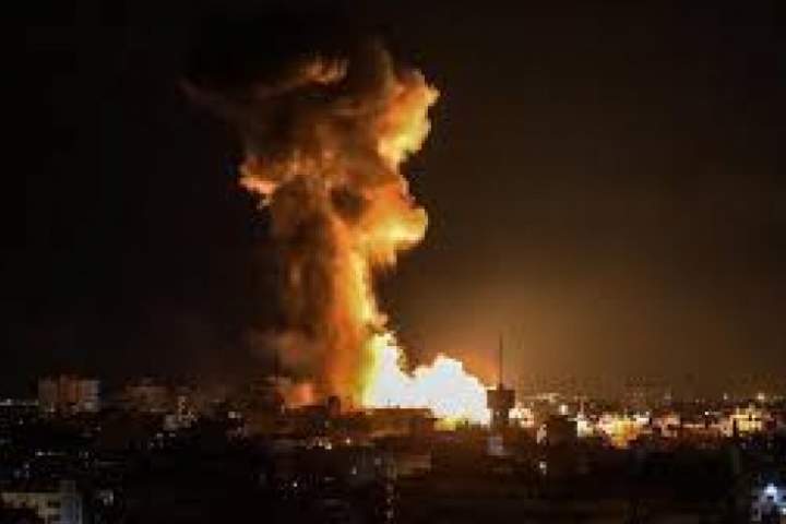 جنگنده های رژیم اسرائیل مواضع حماس را بمباران کردند