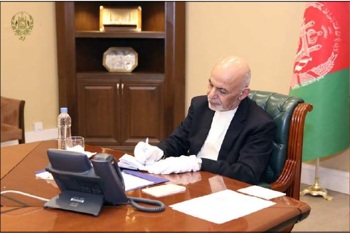 President Ghani Holds Virtual Meeting with Provincial Governors
