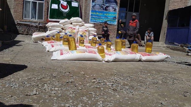 موسسه خیریه سیدالشهدا (ع) به 500 خانواده فقیر در کابل، مواد غذایی توزیع کرد