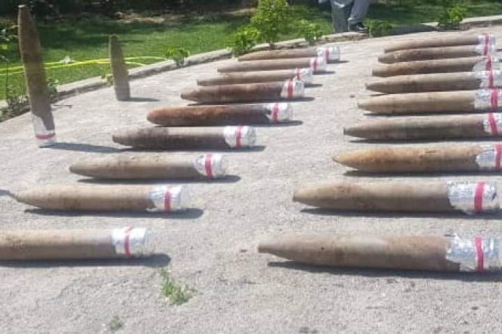 وزارت داخله 30 گلوله سلاح ثقیله را از ولسوالی کلکان کابل بدست آورد