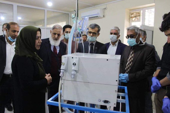Kabul Medical University builds ventilator from items available in Afghan markets