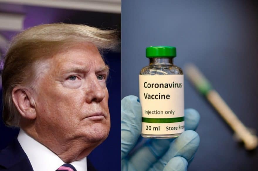 Trump’s latest remarks regarding the development of coronavirus vaccine