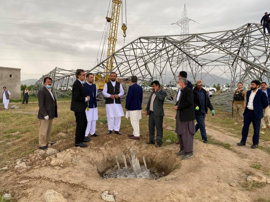 More electricity transmission towers damaged due to clashes in North of Afghanistan