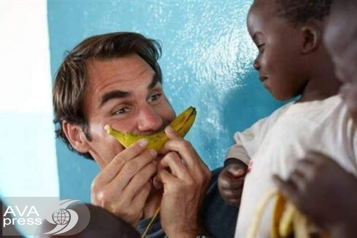 کمک یک میلیون دالری  فدرر به کودکان آفریقایی