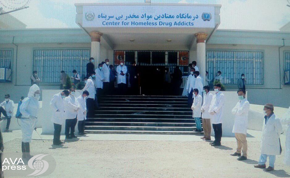 سالانه درمان هزار معتاد به مواد مخدر در ولایت بلخ؛ درمان‌گاه معتادین بی‌سرپناه در بلخ افتتاح شد
