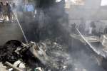 در حادثه سقوط هواپیمای پاکستانی 97 نفر جان باختند و دو نفر زنده ماندند